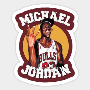 Michael Jordan Aesthetic Tribute 〶 Sticker